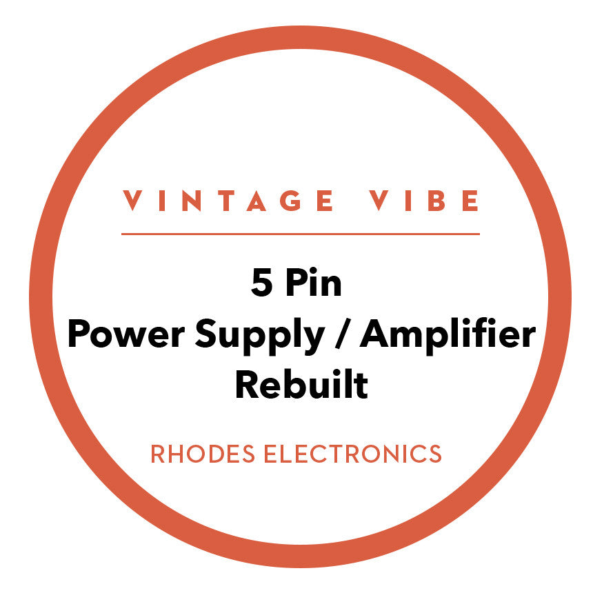 Rhodes 5 Pin Power Supply / Amplifier - Rebuilt